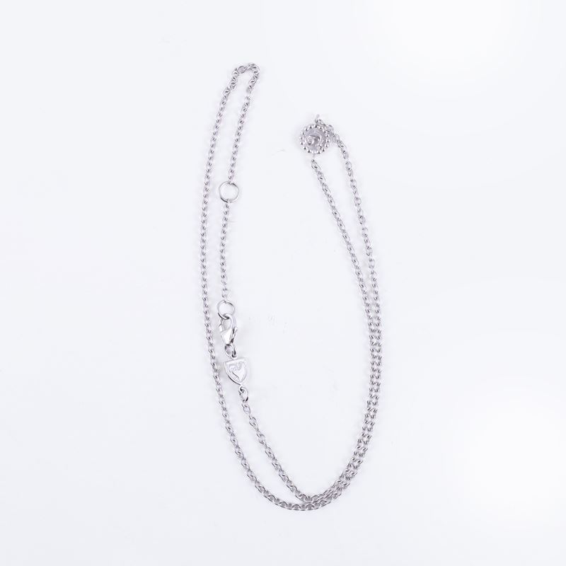 Catenina Chantecler, in oro bianco 9 kt a maglia rollina