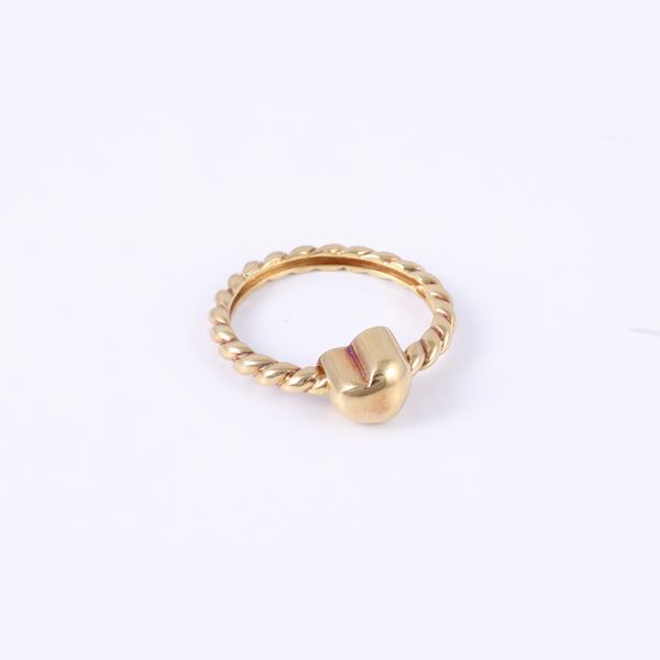 * 18KT GOLD RING, BY GIOIELMODA PASQUALE BRUNI