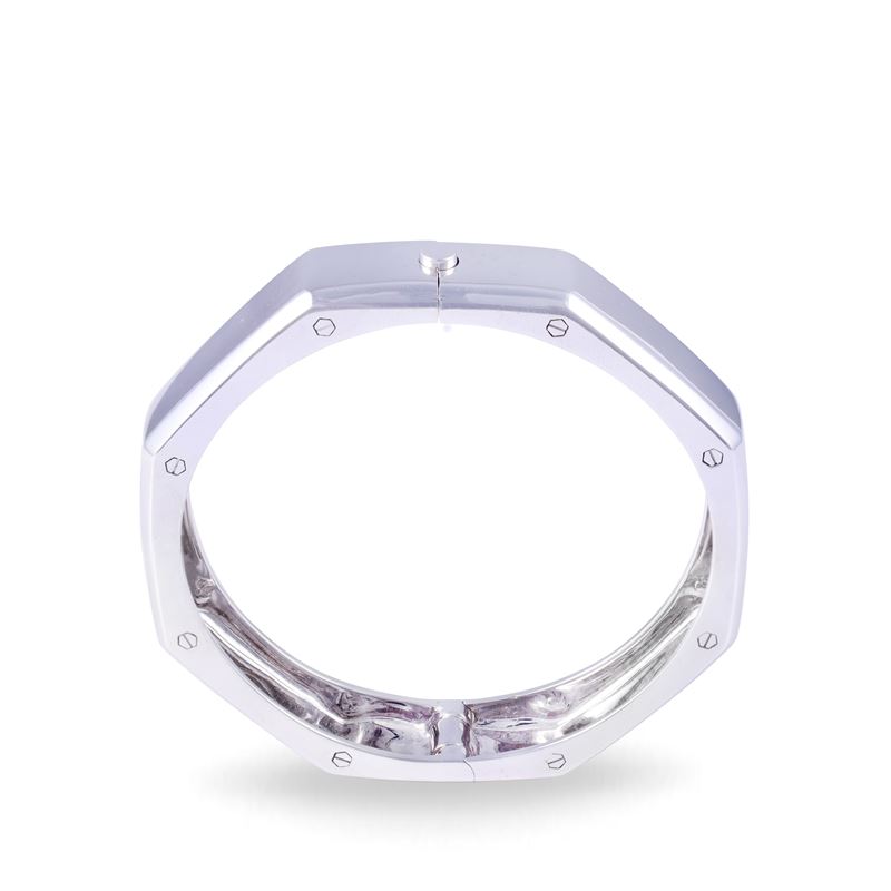 Audemars Piguet, Bracciale “Royal Oak” in oro bianco 18K