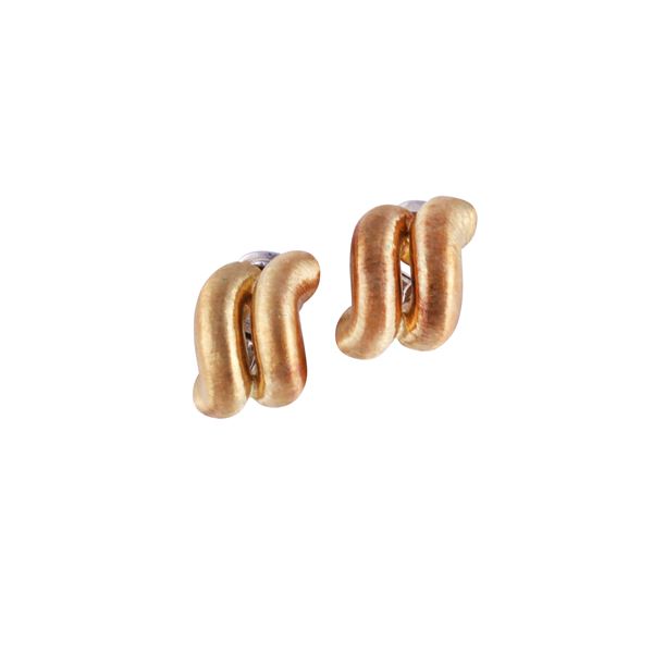18KT GOLD EARRINGS, BY BUCCELLATI "San Marco"