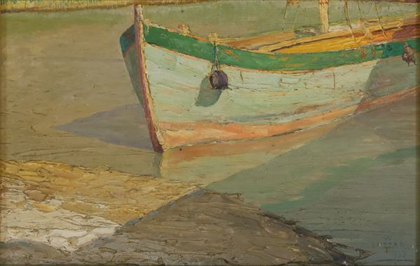 WALTER LAZZARO - BARCA IN RIPOSO, 1933