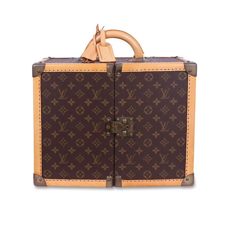 Louis Vuitton - Beauty case “By Sharon Stone” in tela monogram marrone
