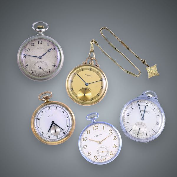 Lot of Five pocket watches