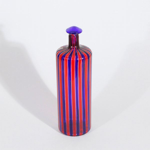 GLASS BOTTLE “Incisi” series 1956  - Auction Jewelery, Watches and Objects of Art - Casa d'Aste International Art Sale