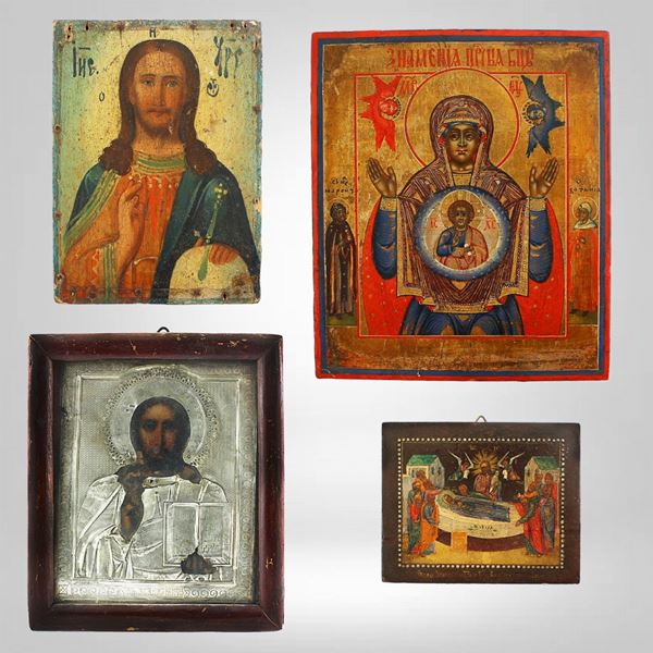 LOT OF FOUR ICONS