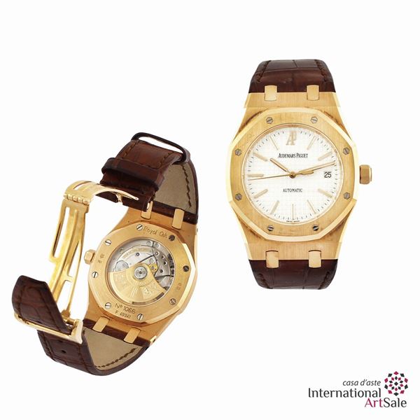 Audemars Piguet : Orologio (royal oak). Allegata custodia...  - Asta Gioielli e Orologi - Casa d'Aste International Art Sale