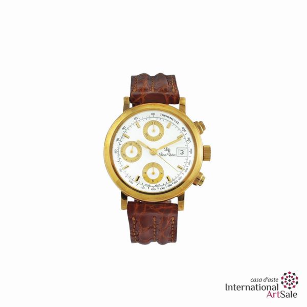 Lucien Rochat - Orologio crono data in oro...